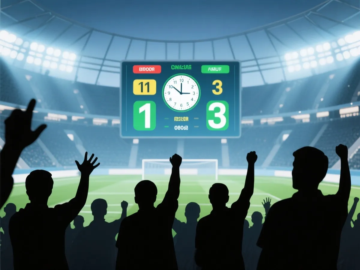 世界杯比分追踪场景展示