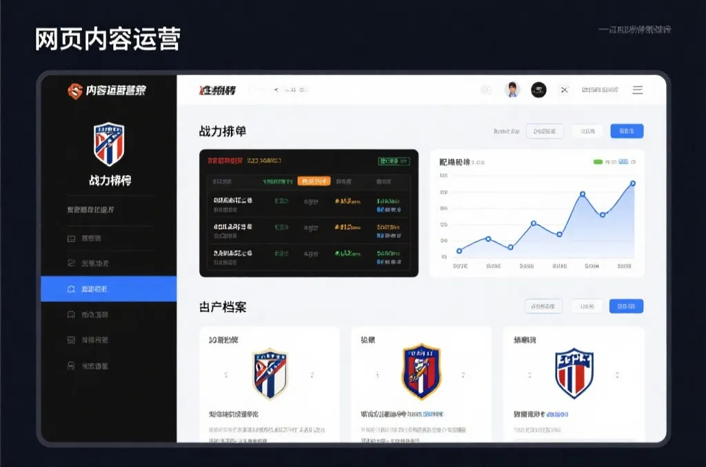 战力榜单与赔率变化的网页内容结构示意